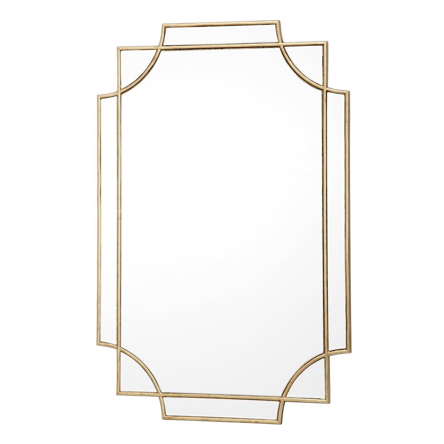 Dar Lighting Guapo Gold Detail 90x60cm Rectangle