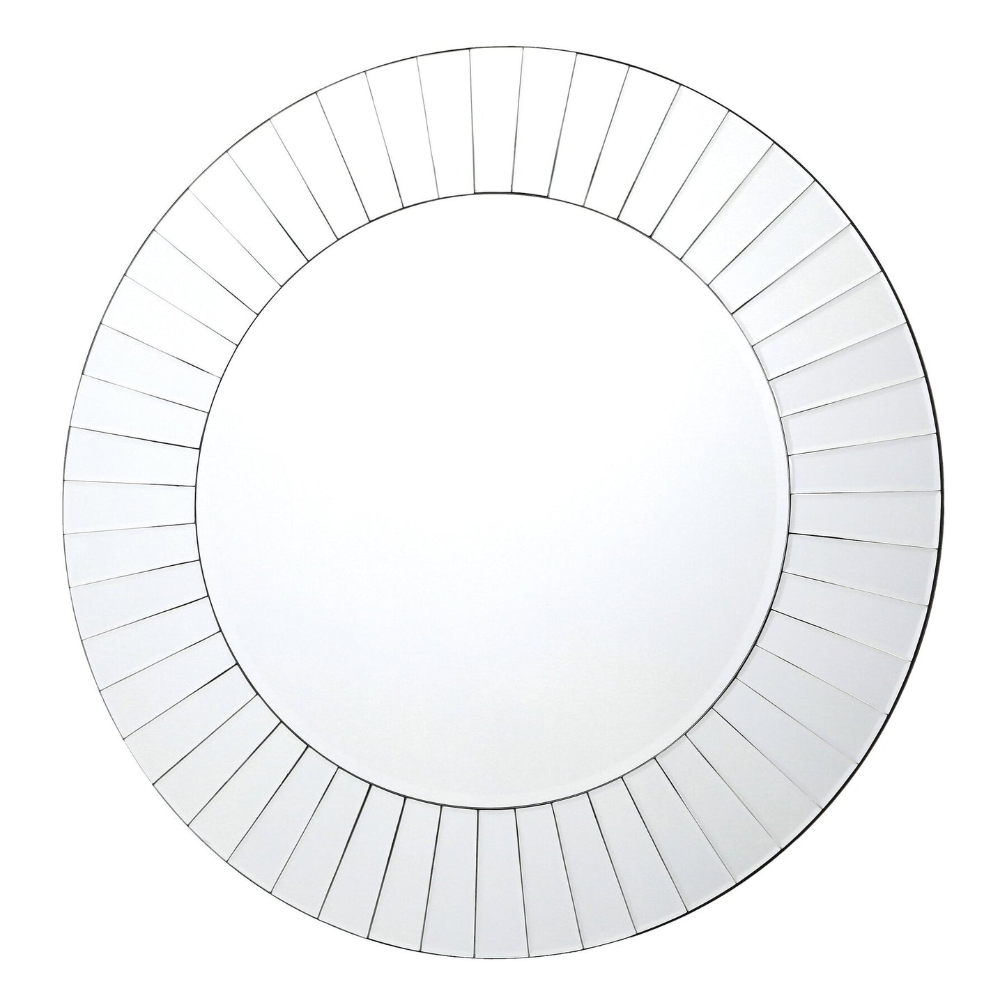 Dar Lighting Lahaina Bevelled 80cm Round Mirror