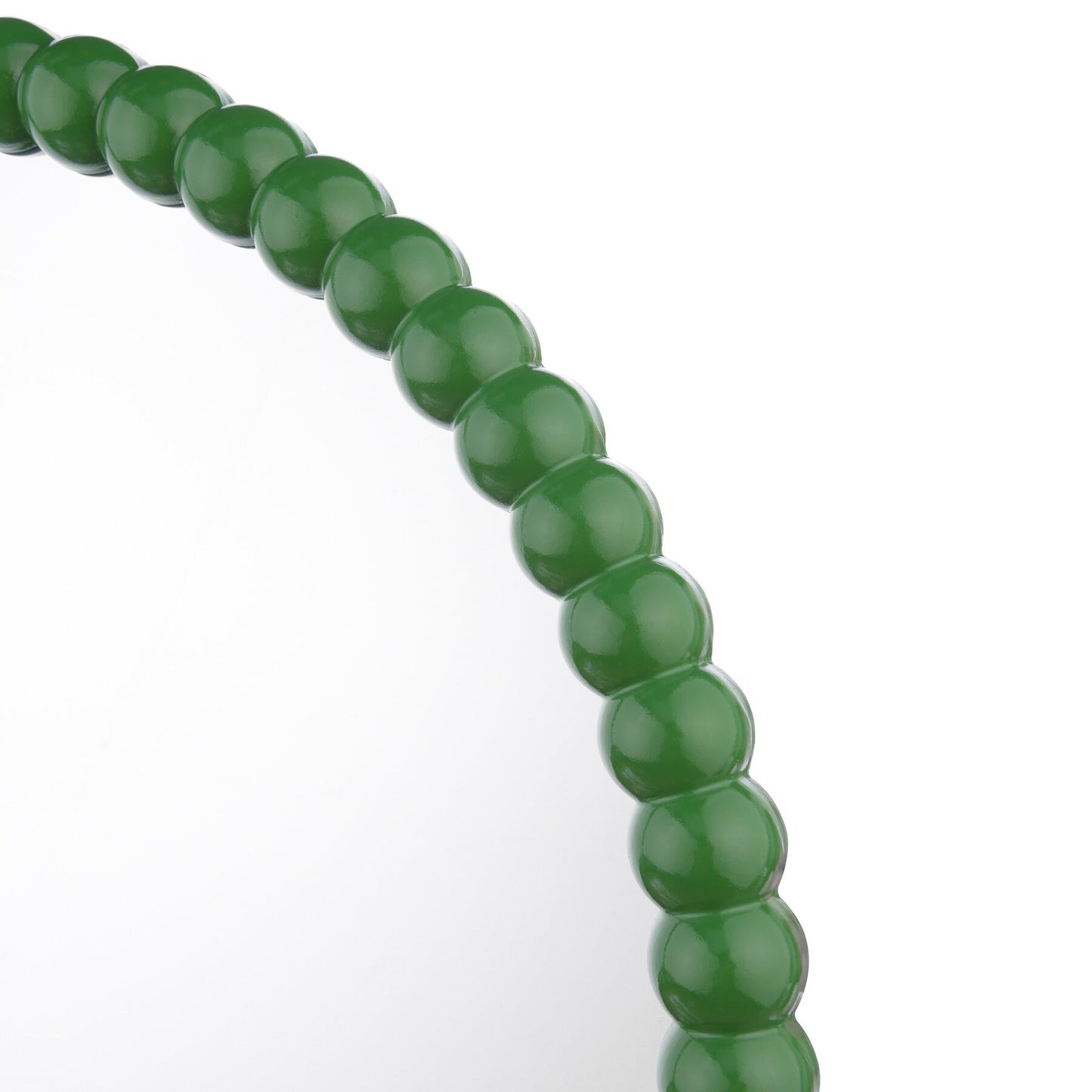 Dar Lighting Ruan Green 70cm Round Mirror