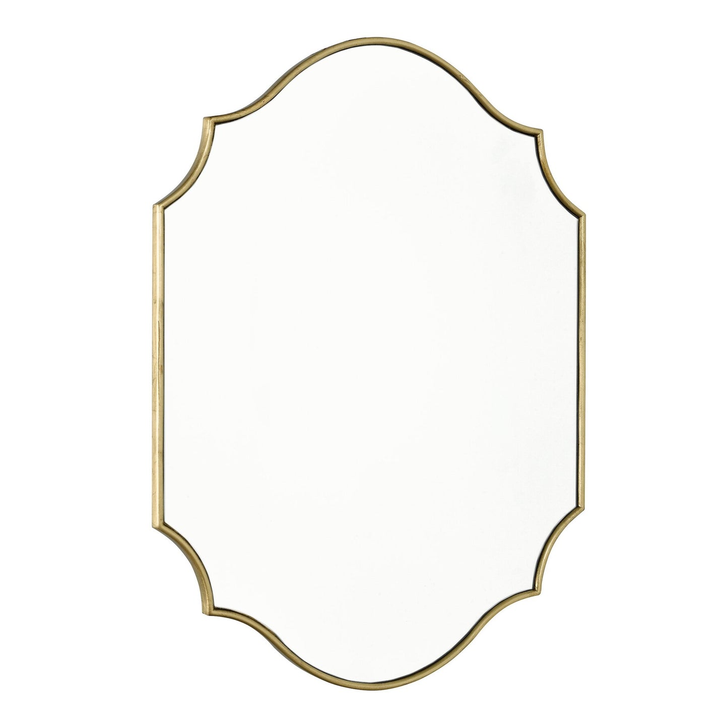 Dar Lighting Ruggiero Gold Detail 70x50cm Rectangle Mirror