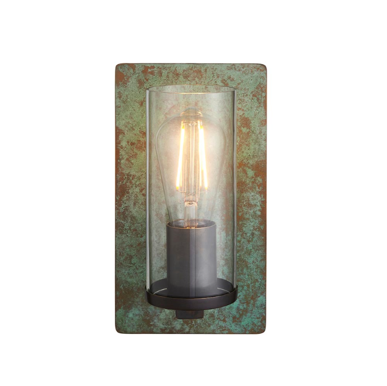 Vesilo Lighting Forge Verdigris Bronze Wall Light