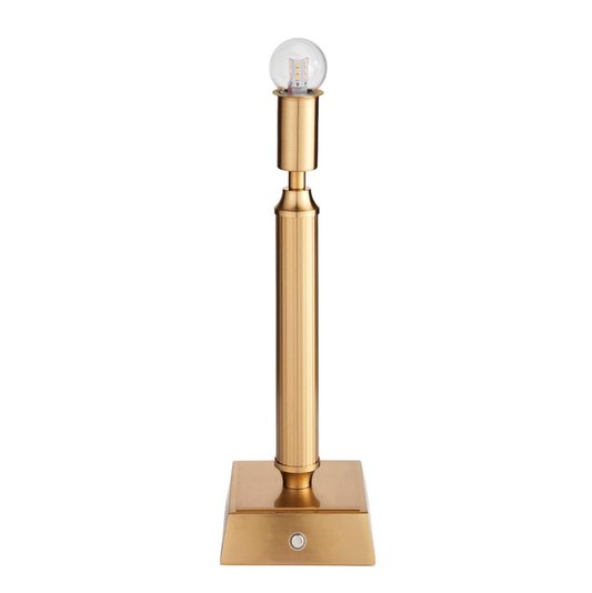 Endon Trobridge Brass Rechargeable Table Lamp Base Only