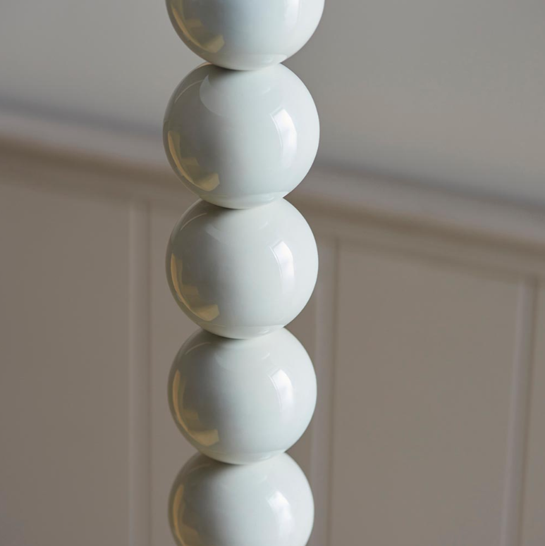 Endon Higgledy Almond White Floor Lamp Base Only