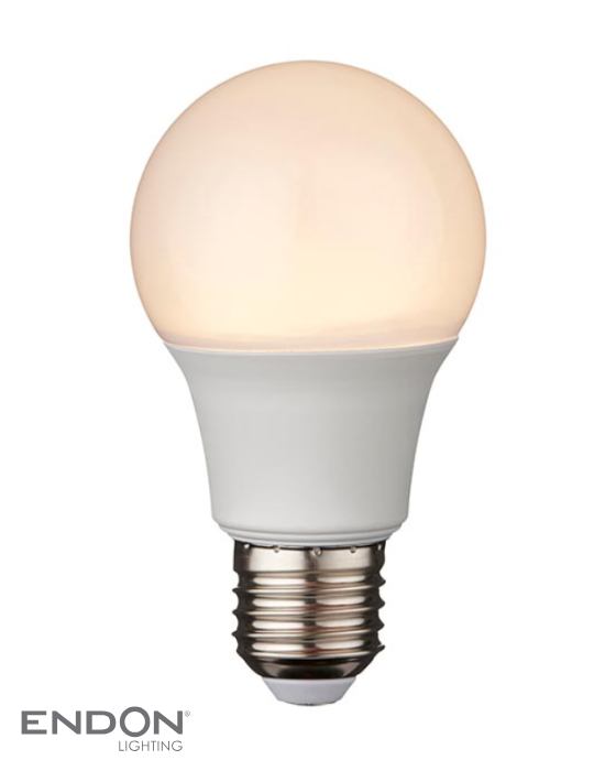 Endon Essentials E27 LED Warm White GLS Bulb (Non-dimmable)