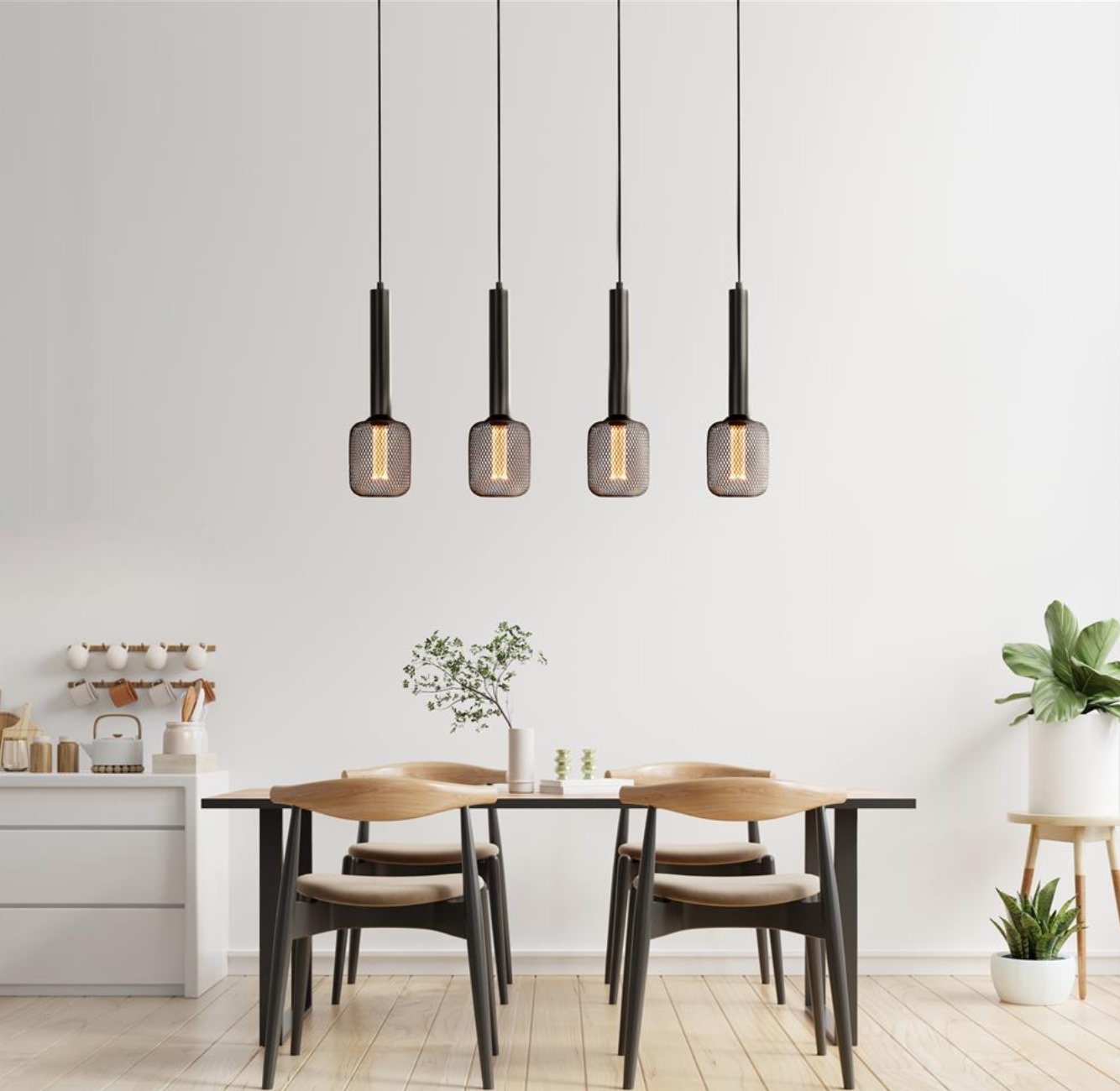 Searchlight Dulwich 4lt Bar Pendant