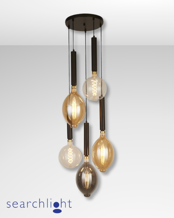Searchlight Dulwich 5 Light Cluster Pendant