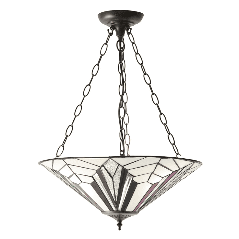 Tiffany Astoria Large Inverted 3 Light Pendant