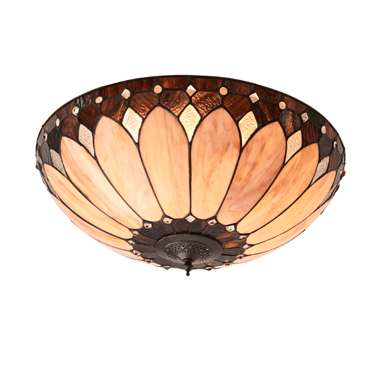 Tiffany Brooklyn Large 2 Light Flush