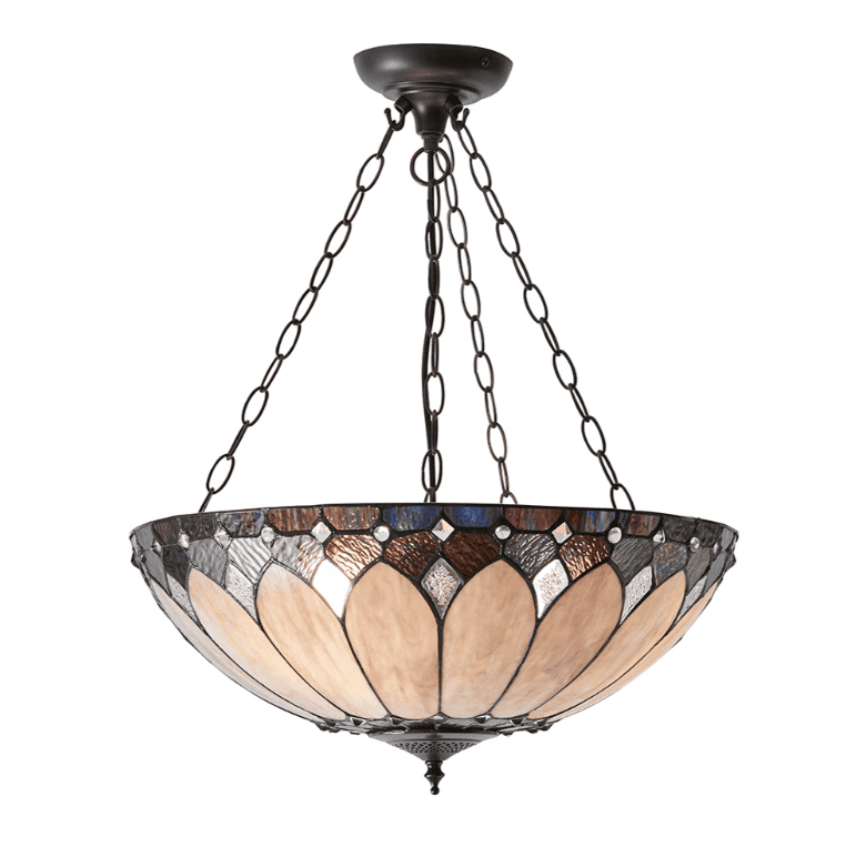 Tiffany Brooklyn Large Inverted 3 Light Pendant