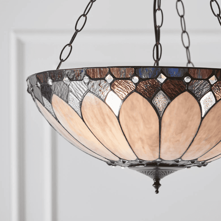 Tiffany Brooklyn Large Inverted 3 Light Pendant