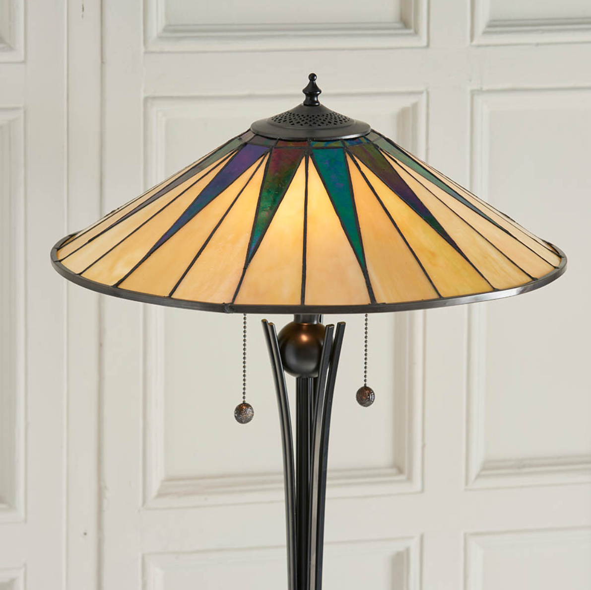 Tiffany Dark Star Floor Lamp