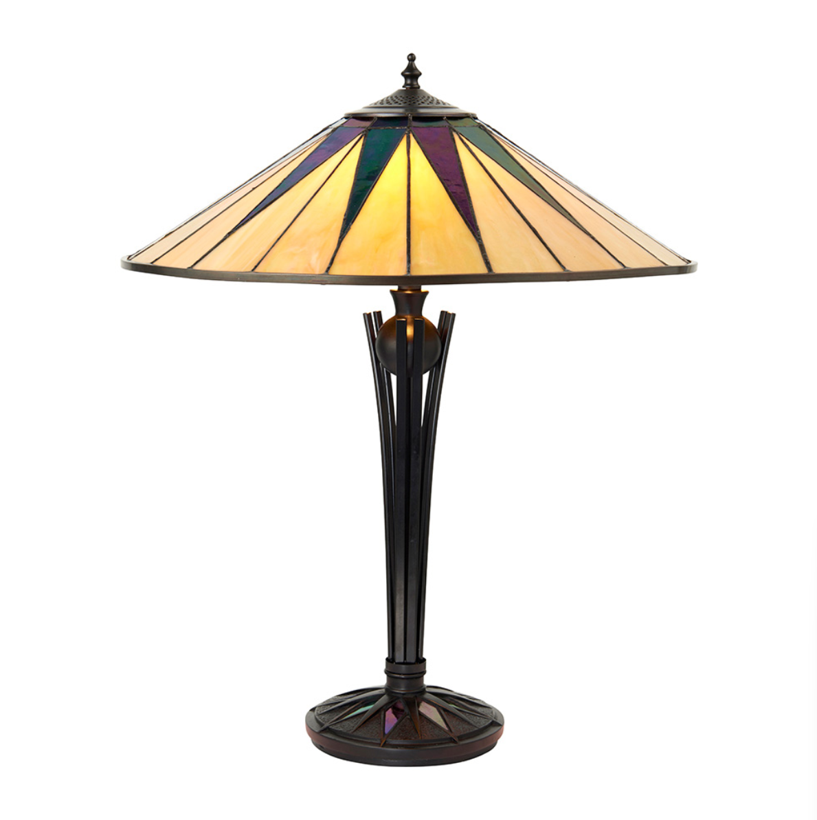 Tiffany Dark Star Large Table Lamp