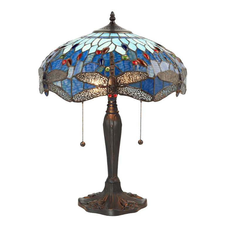 Tiffany Dragonfly Blue Medium Table Lamp