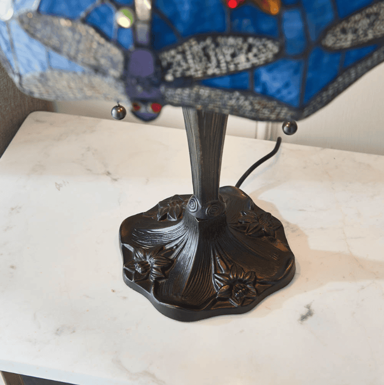 Tiffany Dragonfly Blue Medium Table Lamp