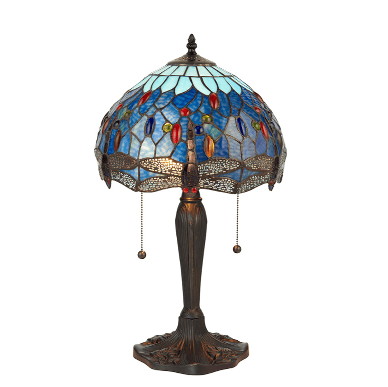 Tiffany Dragonfly Blue Small Lamp