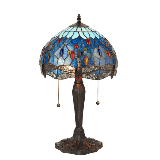 Tiffany Dragonfly Blue Small Lamp