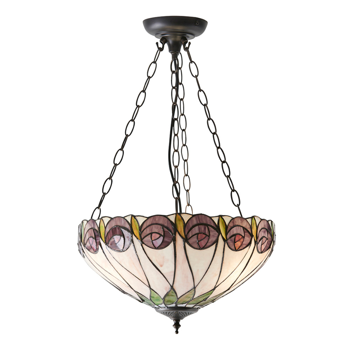 Tiffany Hutchinson 3 Light Medium Inverted Pendant
