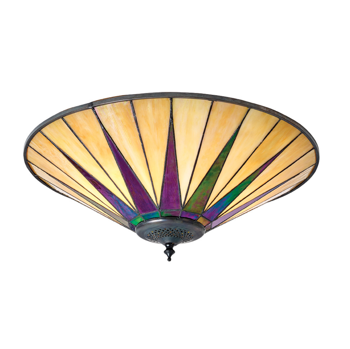 Tiffany Dark Star Large 2 Light Flush
