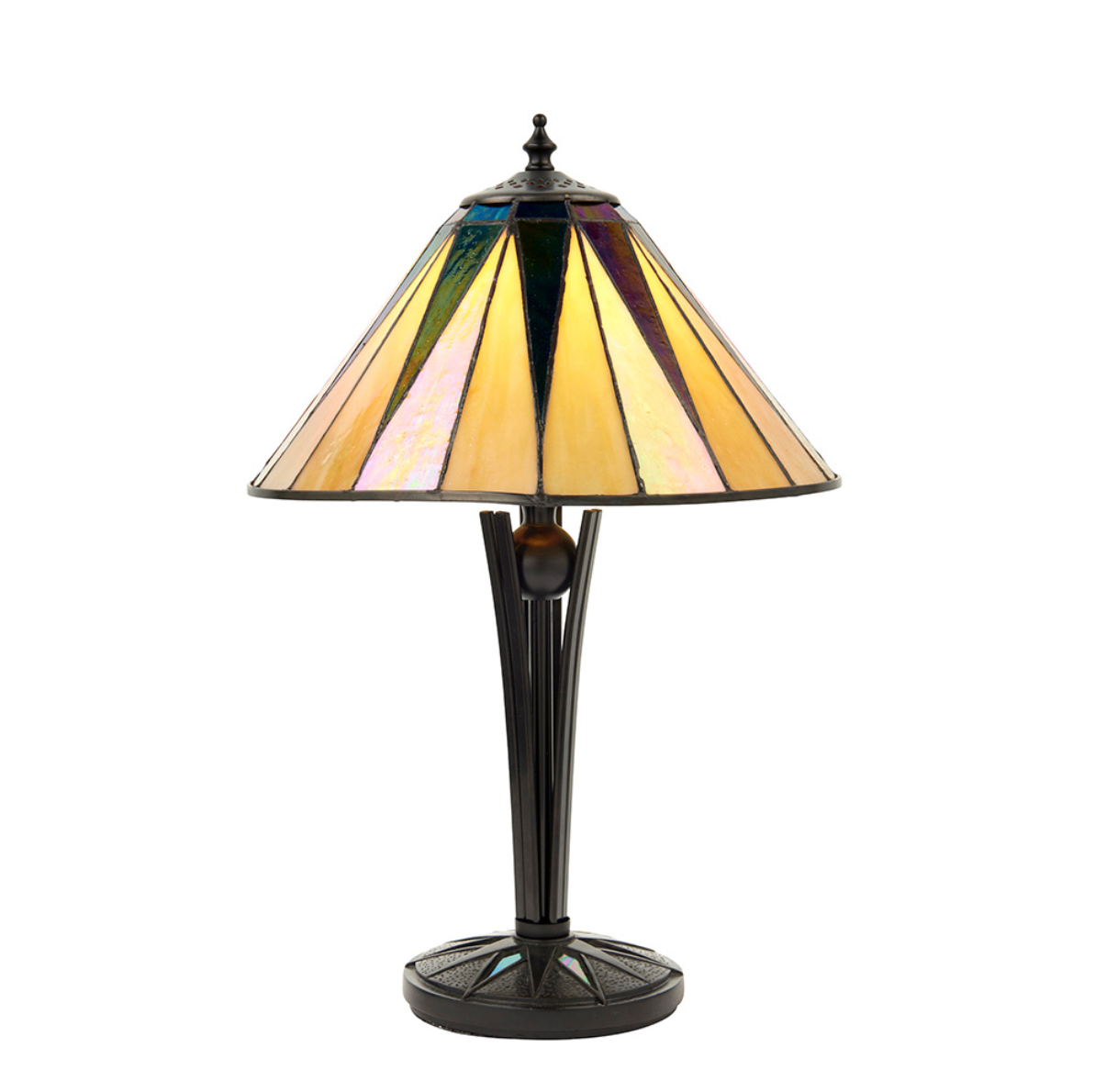 Tiffany Dark Star Small Table Lamp