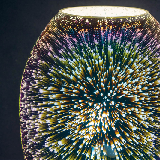 Endon Stellar Chrome Holographic Touch Table Lamp