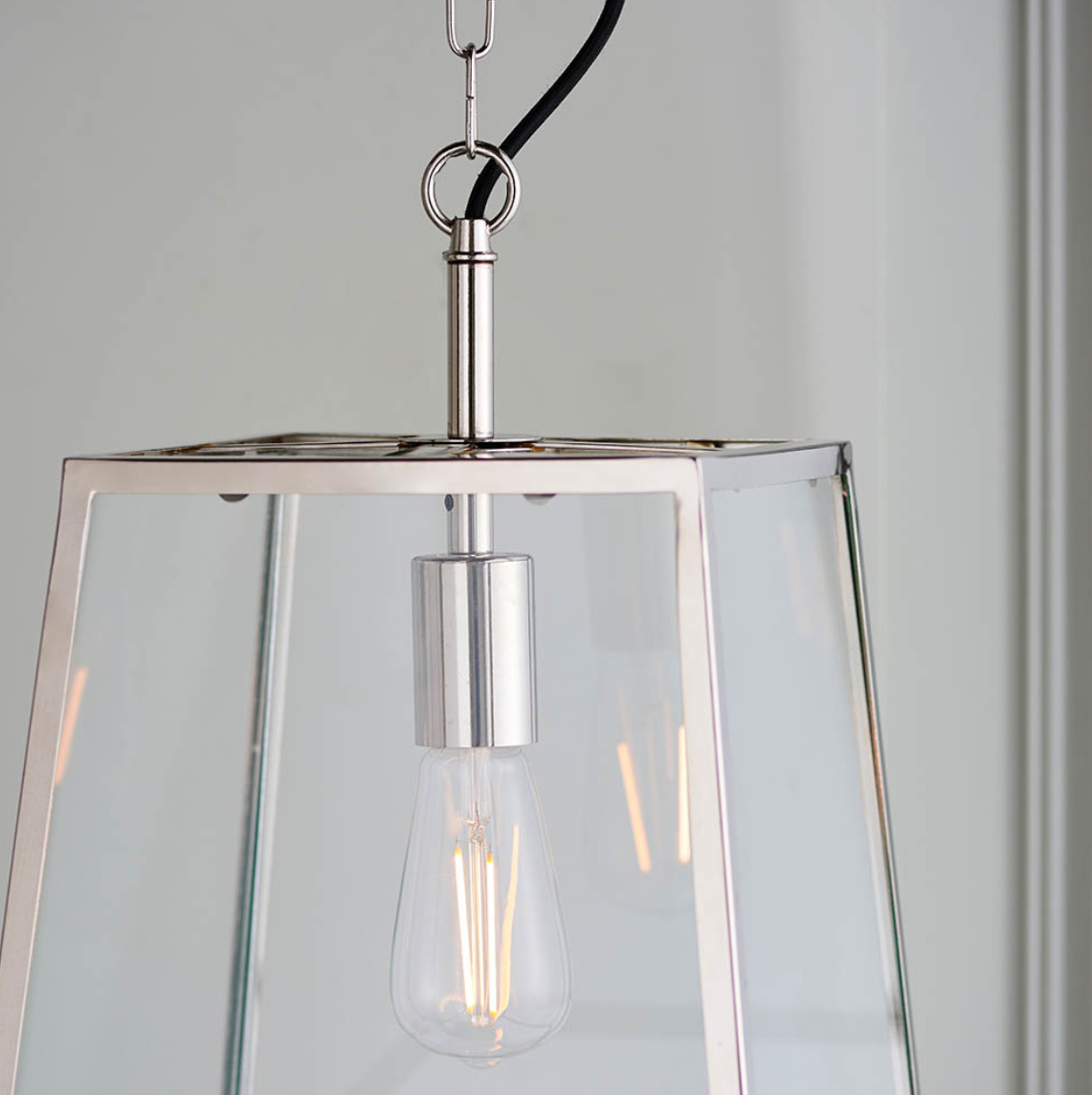 Endon Hurst Nickel Pendant