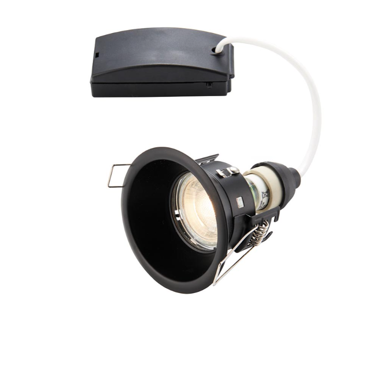 Saxby Speculo Matt Black LED Downlight