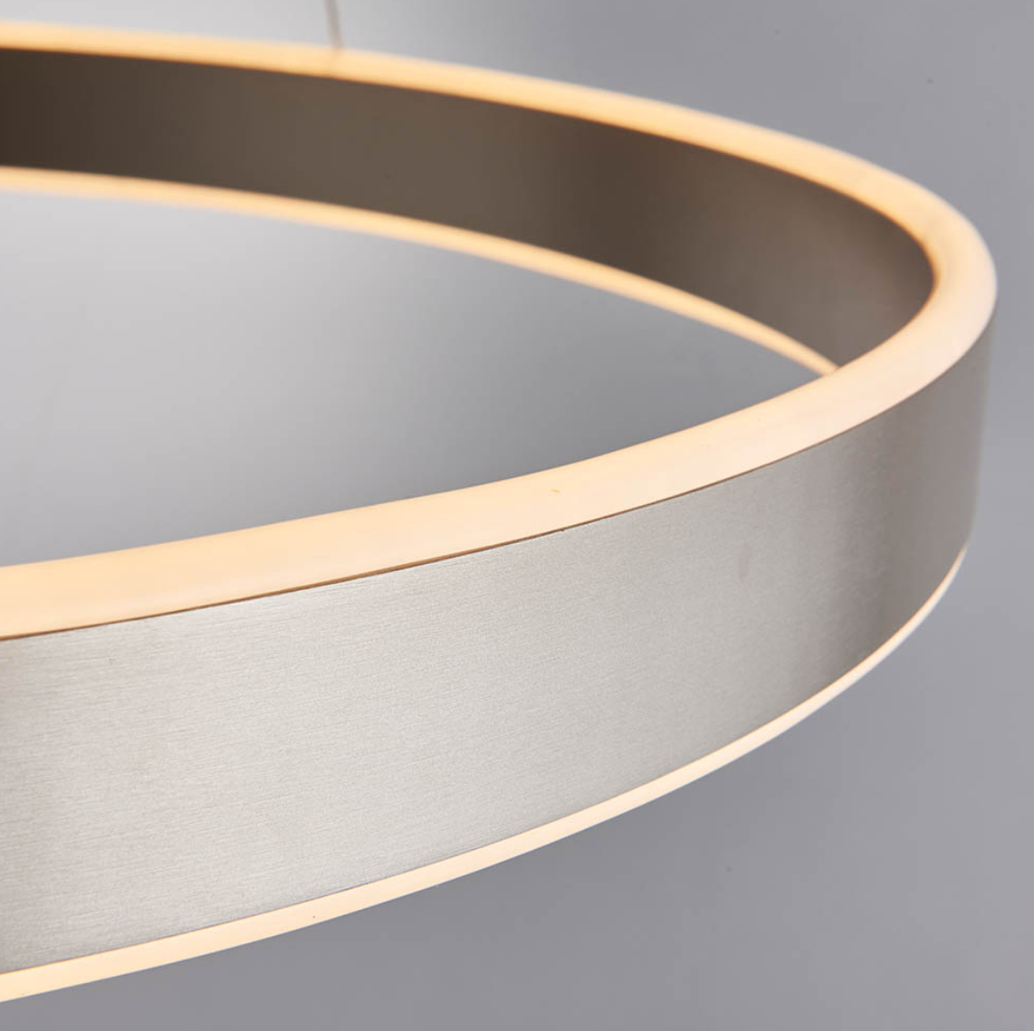 Endon Gen Ring Matt Nickel LED Pendant