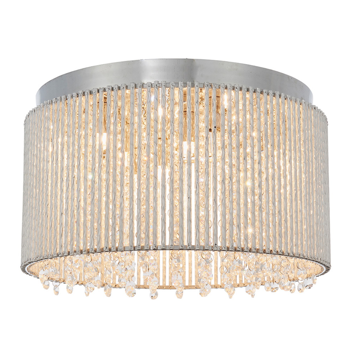 Endon Galina 10 Light Polished Chrome & Crystal Flush