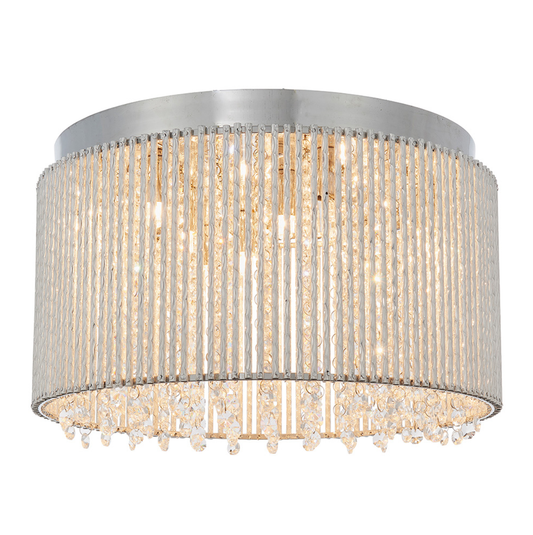 Endon Galina 10 Light Polished Chrome & Crystal Flush