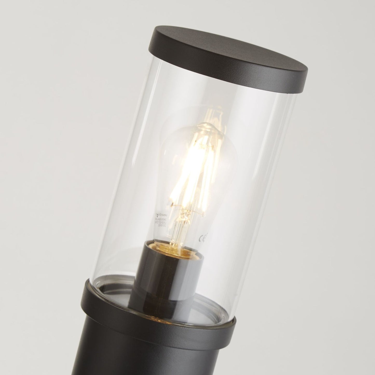 Searchlight Bakerloo Outdoor Black Metal & Polycarbonate Post Light