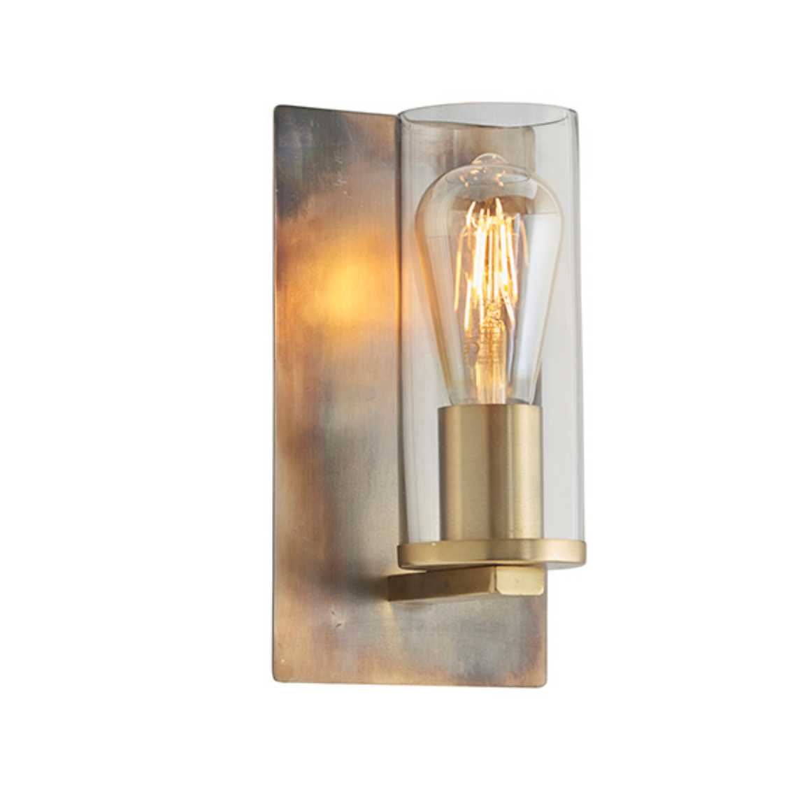 Vesilo Lighting Patina Bronze Wall Light