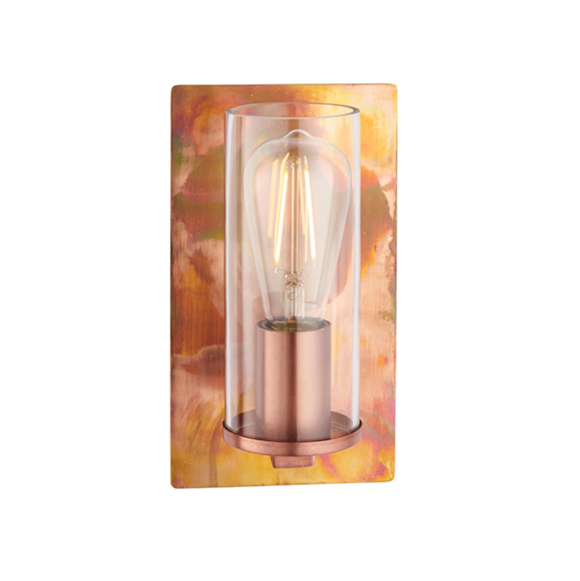 Vesilo Lighting Patina Copper Wall Light