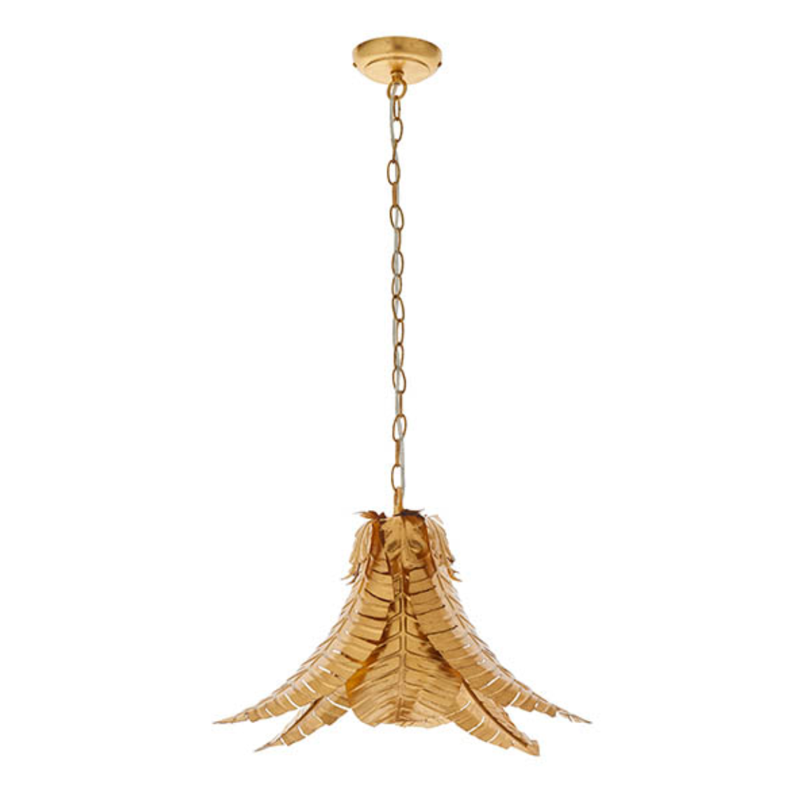Vesilo Lighting Leaf Shape Gold Single Pendant