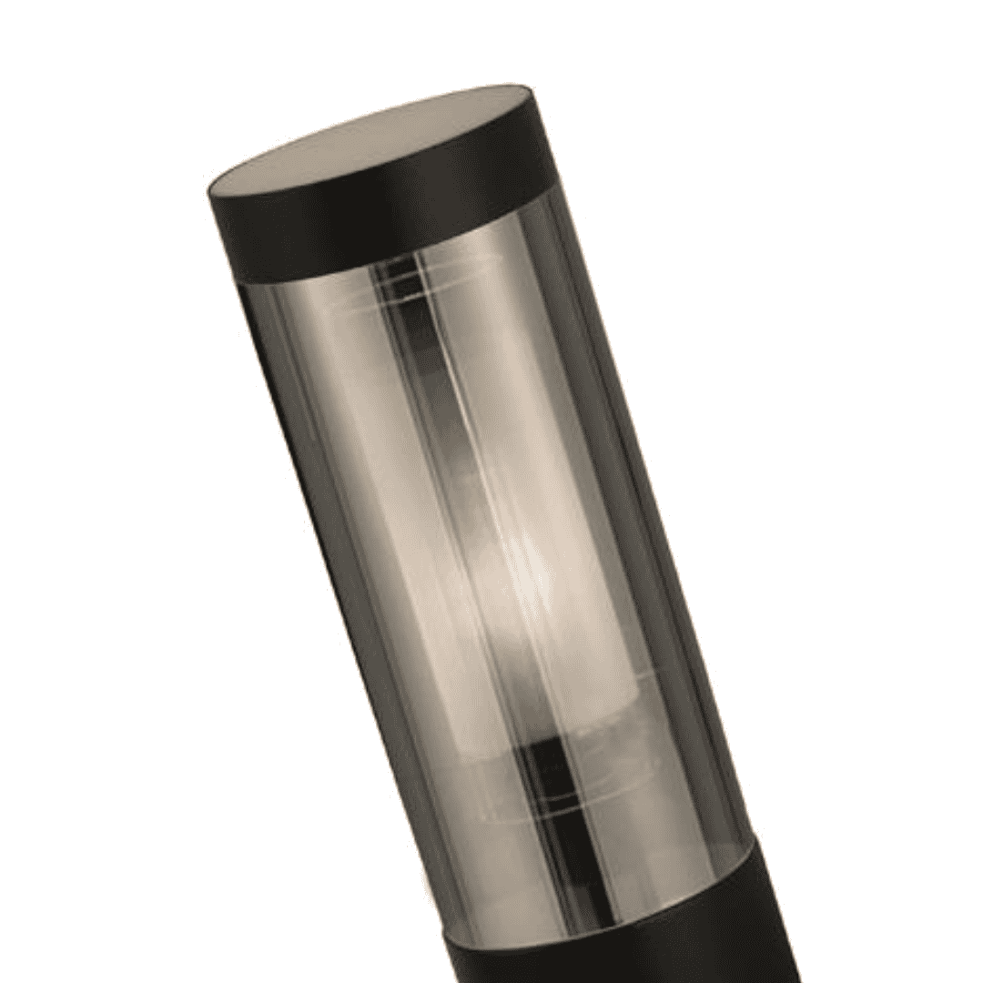 Searchlight Batton Outdoor Black Metal Motion Sensor Wall Light