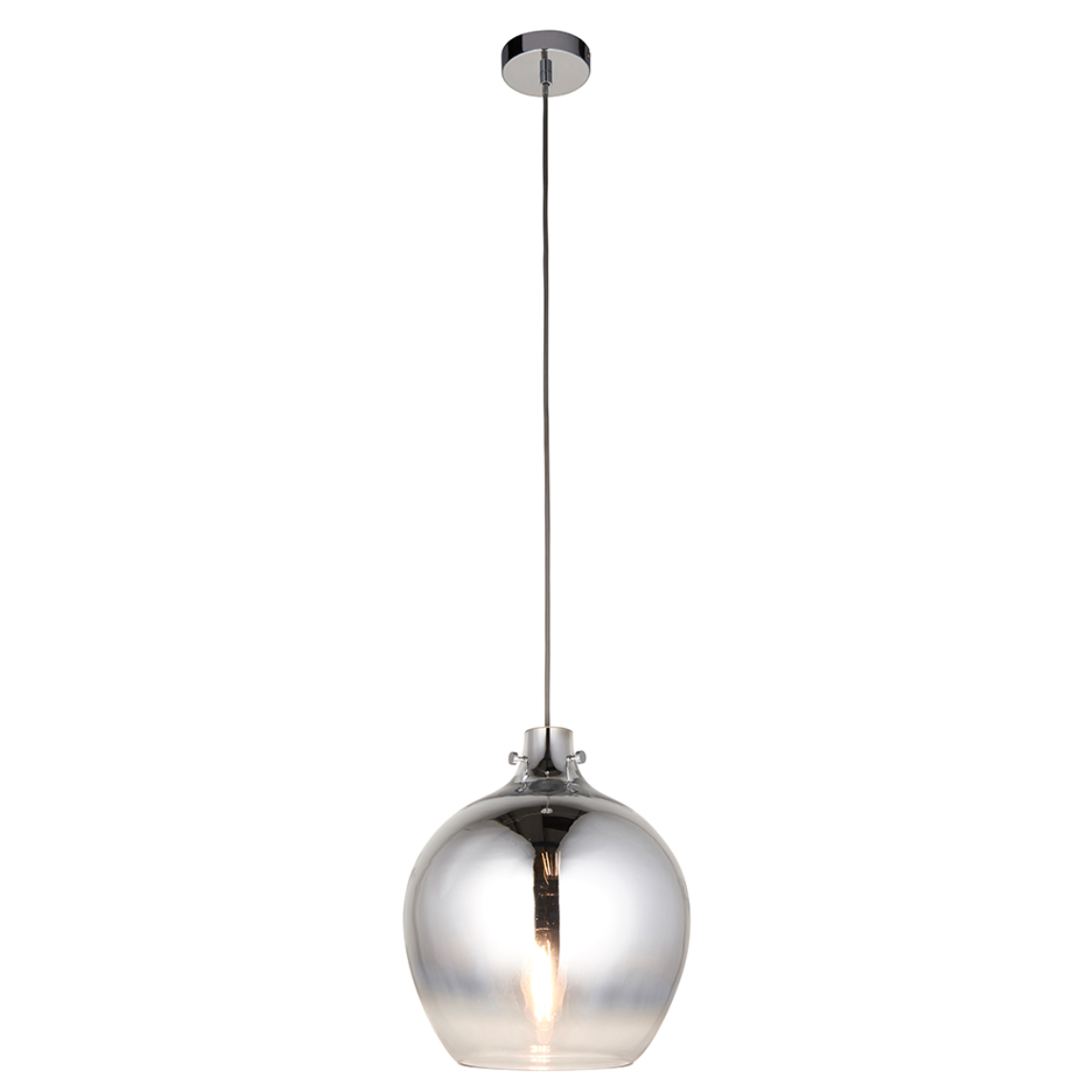Vesilo Lighting Metallic Ombre Chrome Pendant
