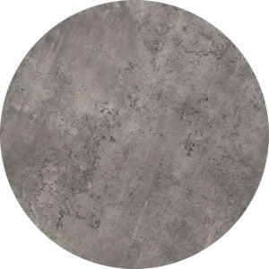 Athens Round Concrete Effect & Black Coffee Table Set