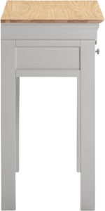 Bordeaux Pebble Grey & Oak Console Table