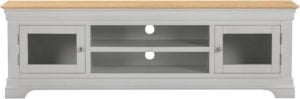 Bordeaux Pebble Grey & Oak TV Stand