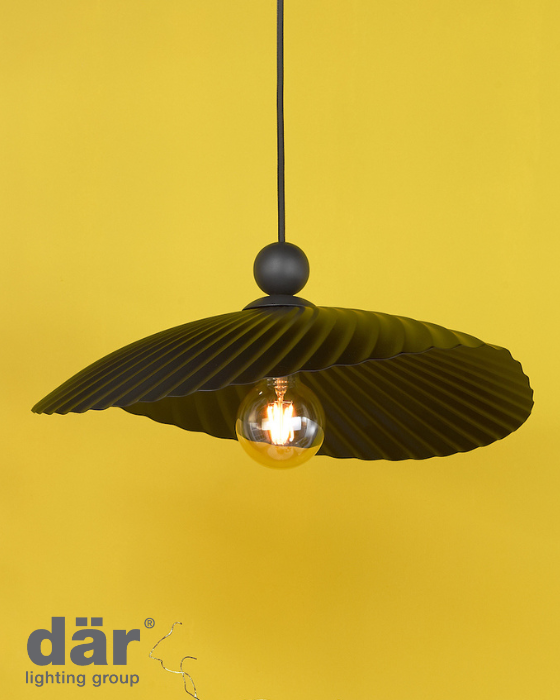 Dar Lighting Bouvier Matt Black Easy Fit Pendant