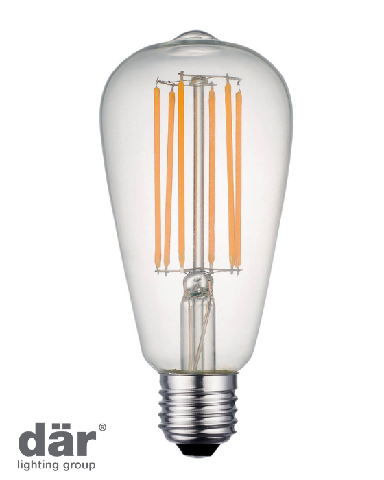 Dar Lighting LED Rustika Light Bulb (Lamp) ES/E27 7W 750LM (Single)