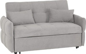 Chelsea Silver Grey Fabric Sofa Bed
