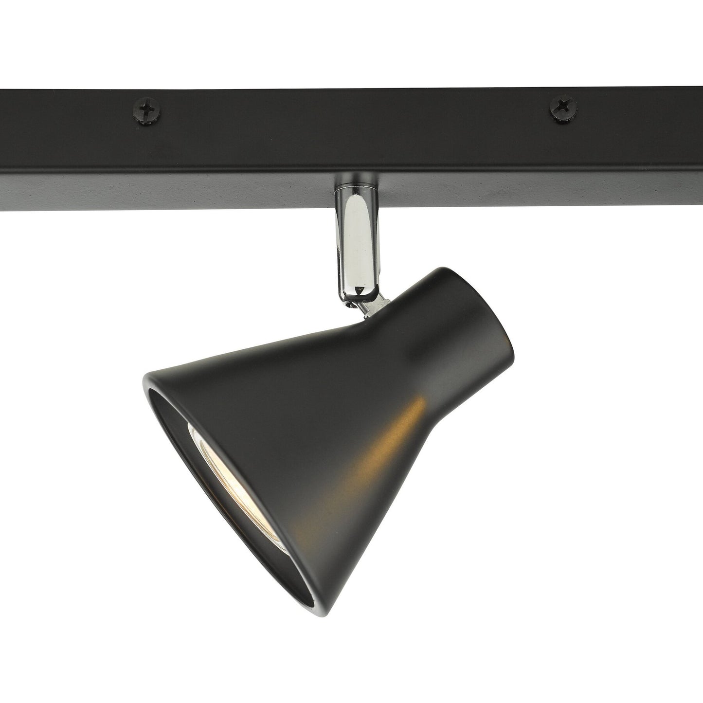 Dar Lighting Diza 3 Light Matt Black Bar Spotlight