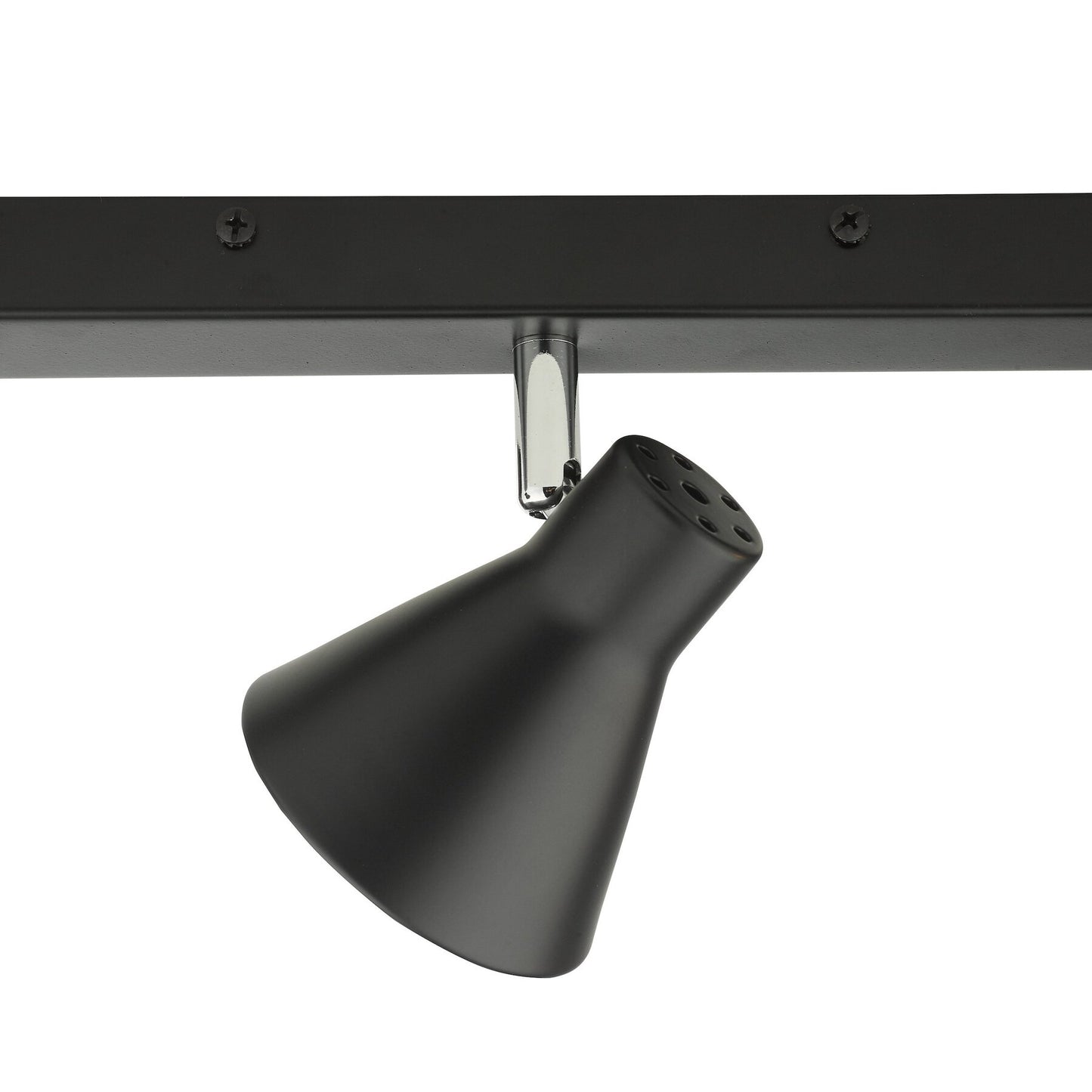 Dar Lighting Diza 3 Light Matt Black Bar Spotlight