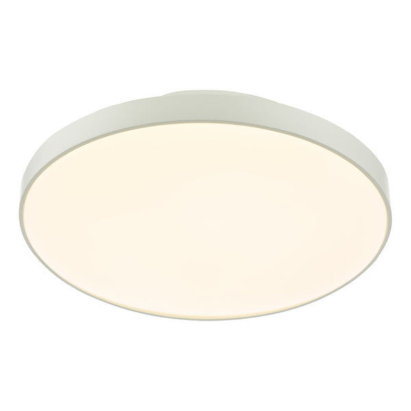 Dar Lighting Essien White Bathroom LED IP44 Flush