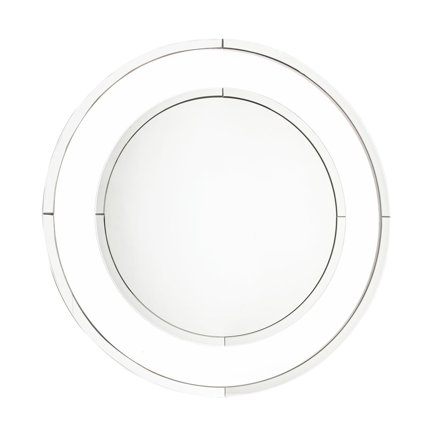 Laura Ashley Evie Large Clear Frame 100cm Round Mirror