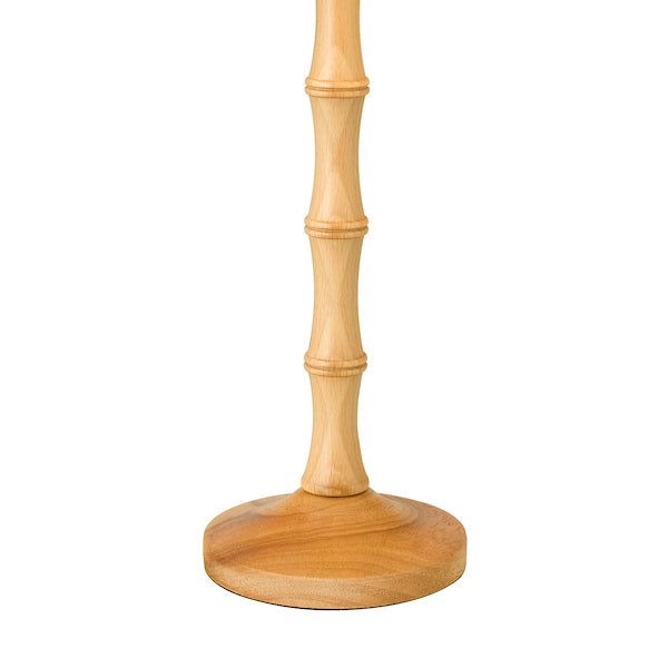 Dar Lighting Giuliana 2 Light Wood Table Lamp with Rattan Shade