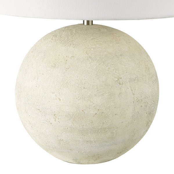 Dar Lighting Havana Ceramic Natural Finish Table Lamp With Shade