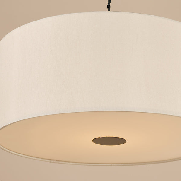 Dar Lighting Isla Easy Fit Ecru & Bronze Shade 40cm (Shade Only)