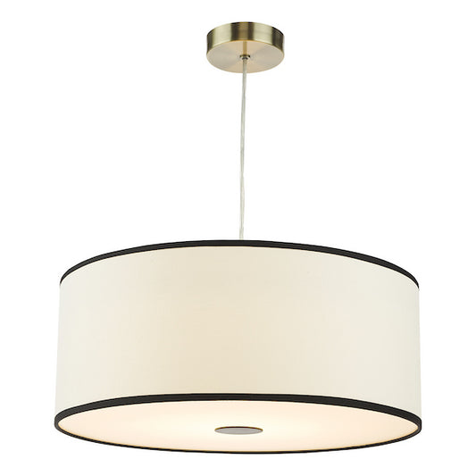 Dar Lighting Jemima Easy Fit White & Frosted Acrylic Shade (Shade Only)