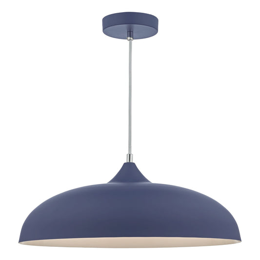 Dar Lighting Kaelan Blue Pendant
